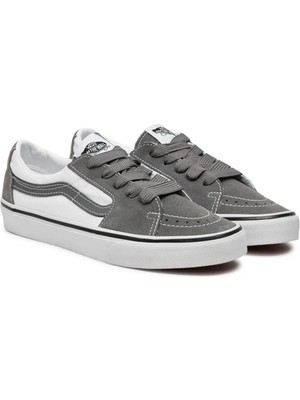 Vans Sk8-Low Unisex Gri Sneaker