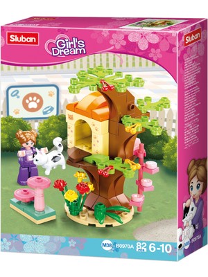 Sluban Girls Dream Kedi Evi 82 Parça