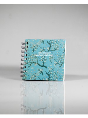 Melnio Van Gogh Almond Blossom Spiralli Not Defter