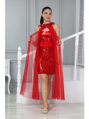 Kız Çocuk Kırmızı Abiye Elbise Mezuniyet Düğün Özel Gün KIYAFETI-ABY-2000
