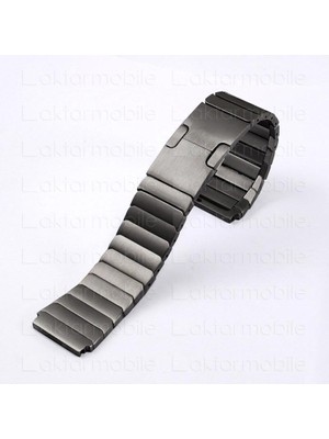 AktarMobile Huawei Watch Gt 5 Pro Gt 5 46 mm Uyumlu Metal Kordon Baklalı Model Çelik Kayış Kelebek Toka