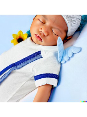 Minique Angel Blue Kız Bebek Için Atlet