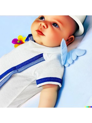 Minique Angel Blue Kız Bebek Için Atlet