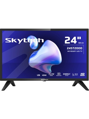 Skytech 24ST2000 24'' 60 Ekran Uydu Alıcılı HD Ready LED TV