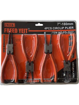 Freed Tools 4 Lü Segman Pense Seti sekman pense