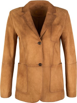 Sitara Taba Kadın Süet Blazer Ceket