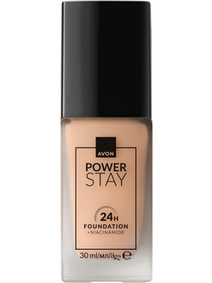 Avon Power Stay Mat Fondöten 30 ml 250N Cream Beige SPF10 Uzun Süre Kalıcı ve Pürüzsüz Görünüm