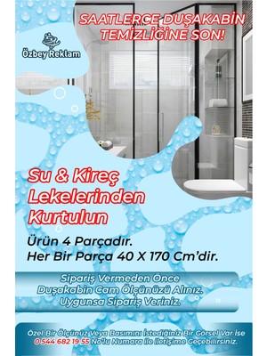 Özbey Reklam Banyo Duşakabin Kaplama Folyo Sticker ORD-135