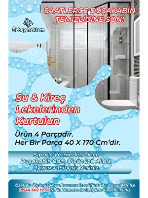 Özbey Reklam Banyo Duşakabin Kaplama Folyo Sticker