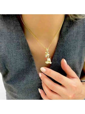 By Burak Gold Goofy Kolye Ucu – KLU0459