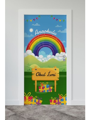 Özbey Reklam Anaokulu Kapı Yüzey Giydirme Sticker