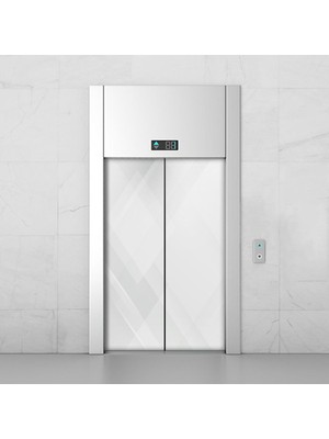Özbey Reklam Asansör Kaplama Folyo Sticker Kendinden Yapışkanlı A8 ( Ölçüsü 160 x 210 Tek Parça )