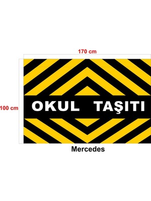 Özbey Reklam Servis Aracı Okul Taşıtı Kaplama Folyosu Sticker Etiket (10 Takım)