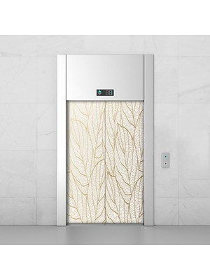Özbey Reklam Asansör Kaplama Folyo Sticker Kendinden Yapışkanlı A7 ( Ölçüsü 160 x 210 Tek Parça )