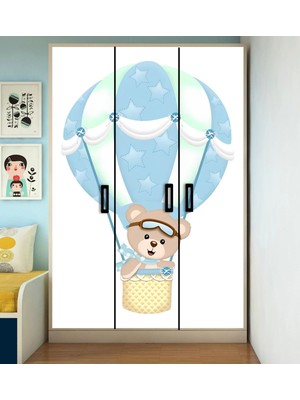 Özbey Reklam Çocuk Dolabı Kaplama Folyo Sticker Kendinden Yapışkanlı Çe1 ( Ölçüsü 150 x 160 cm / Tek Parça )