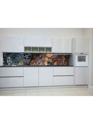 Özbey Reklam Mutfak Tezgah Arası ve Fayans Yapışkanlı Folyo Kaplama () TZA131