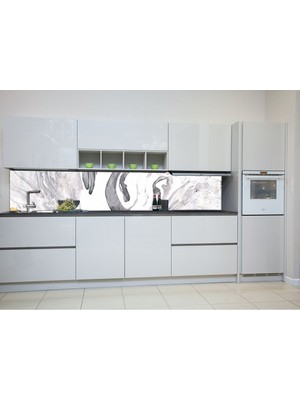 Özbey Reklam Mutfak Tezgah Arası ve Fayans Yapışkanlı Folyo Kaplama (60 x 400 cm) TZZ127