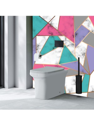 Özbey Reklam Banyo Klozet Arkası ve Fayans Yapışkanlı Folyo Kaplama (60 x 100 cm) KZZ115