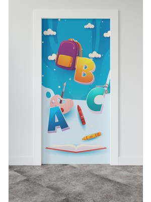 Özbey Reklam Anaokulu Kapı Yüzey Giydirme Sticker