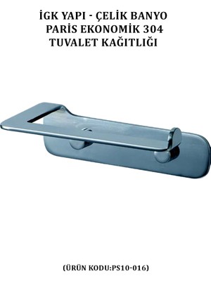 Çelik Banyo Paris Tuvalet Kâğıtlığı (PS10-016)