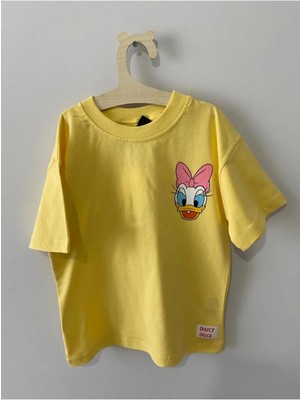 Asel Kids Daisy Duck Baskılı Şort-Tshirt Takım