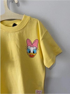 Asel Kids Daisy Duck Baskılı Şort-Tshirt Takım