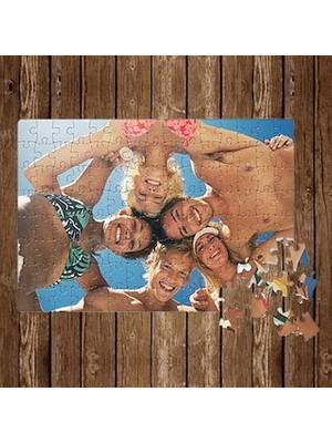 Kişiye Özel Fotoğraflı Yapboz Puzzle - 99 Parça A4 Resimli Pazıl Yapboz Sevgili Hediye