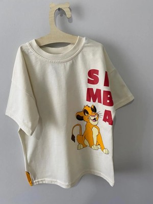 Asel Kids Simba Baskılı Şort Tshirt Takım