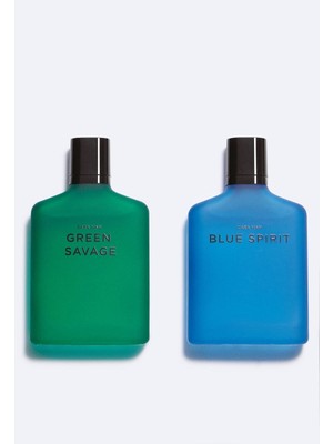 ZARA MAN GREEN SAVAGE + ZARA MAN BLUE SPIRIT EAU DE TOILETTE 2X100 ML İNDİRİMSEHRİ