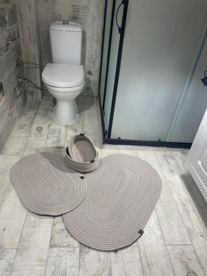 Ersu Ahat Home Design Ea Jüt , Hasır ,banyo Paspas Takımı, Banyo Sepet Takımı ,paspas Takımı