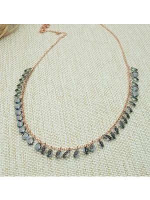 Canka Mistik Topaz Taşlı Gümüş Kolye