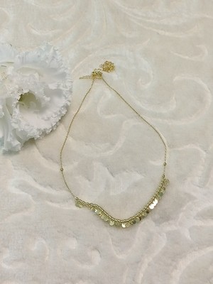 Canka Altın Kaplama Pullu İtalyan Gümüş Kolye