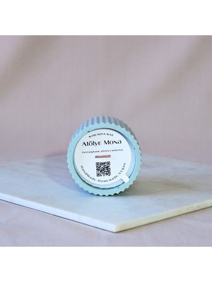 Atölye Mona  Çizgili Mumluk %100 Soya Wax