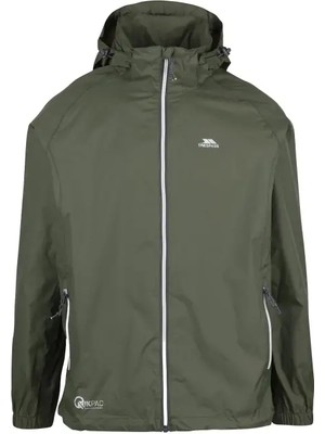 Trespass Qikpac X - Unisex Packaway Unisex Yeşil Yağmurluk