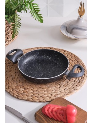 Znp Home Comfort | Sahan Tava 22 cm Çift Kulplu Granit Sahan Tavası