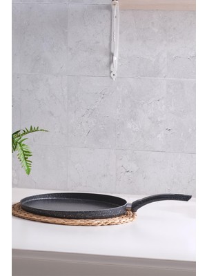 Znp Home Gözleme Tavası 32 cm Granit Bazlama Lavaş Tavası