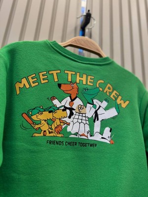 Tios Trend Meet The Crew Baskılı Sweatshirt Alt 2'li Takım