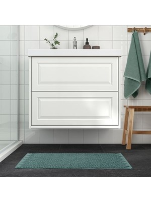 Ikea Fjallkattfot Banyo Paspası Turkuaz 50 x 80 cm