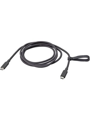 Ikea Rundhult Usb-C - Usb-C Kablo, Koyu Gri, 1.5 M