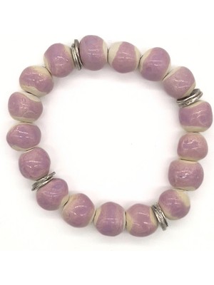 Moselleviolet Bracelet Doğal Taşlı Toprak Bileklik