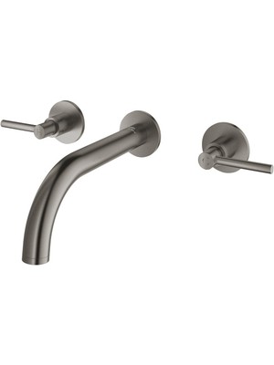 Grohe Atrio 3 Delikli Duvardan Lavabo Bataryası M-Boyut - 20662AL0