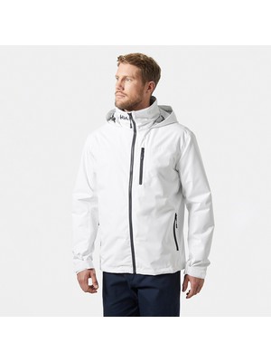Helly Hansen Crew Hooded Midlayer 2 Erkek Beyaz Kapüşonlu Mont