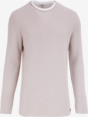 Jeep Bisiklet Yaka Basic Düz Taş Erkek Kazak J4WM-KZK4300