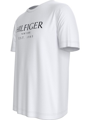 Tommy Hilfiger Bisiklet Yaka Beyaz Erkek T-Shirt MW0MW36499YBR