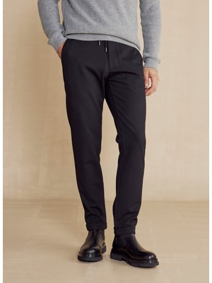 Brooks Brothers Normal Bel Normal Paça Standart Siyah Erkek Pantolon BBFW24MPT021