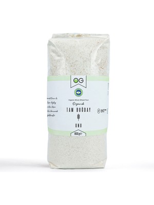 OG natural Organik Tam Buğday Unu 800 Gr