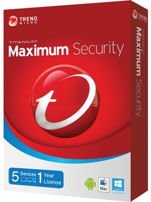 Trend Micro Maximum Security 5 Kullanıcı 1 Yıl