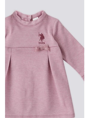 U.S. Polo Assn Pembe Kurdaleli Bebek Elbise