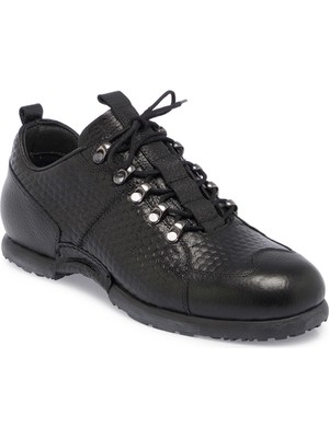 Tergan Siyah Hakiki Deri Erkek Sneaker - E23S1AY56506-M2S