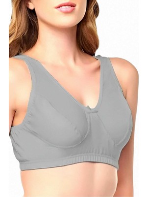 Uniquetrenders Kadın Pamuklu Penye Yarım Atlet Sütyen 6 Adet